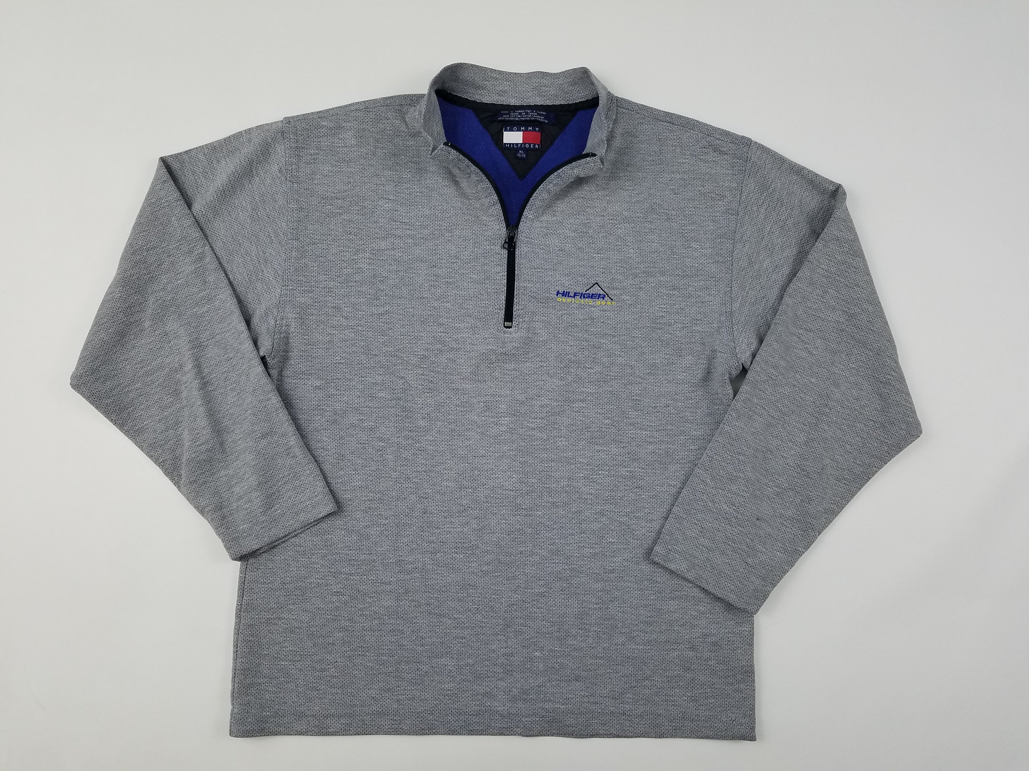 tommy zip sweatshirt