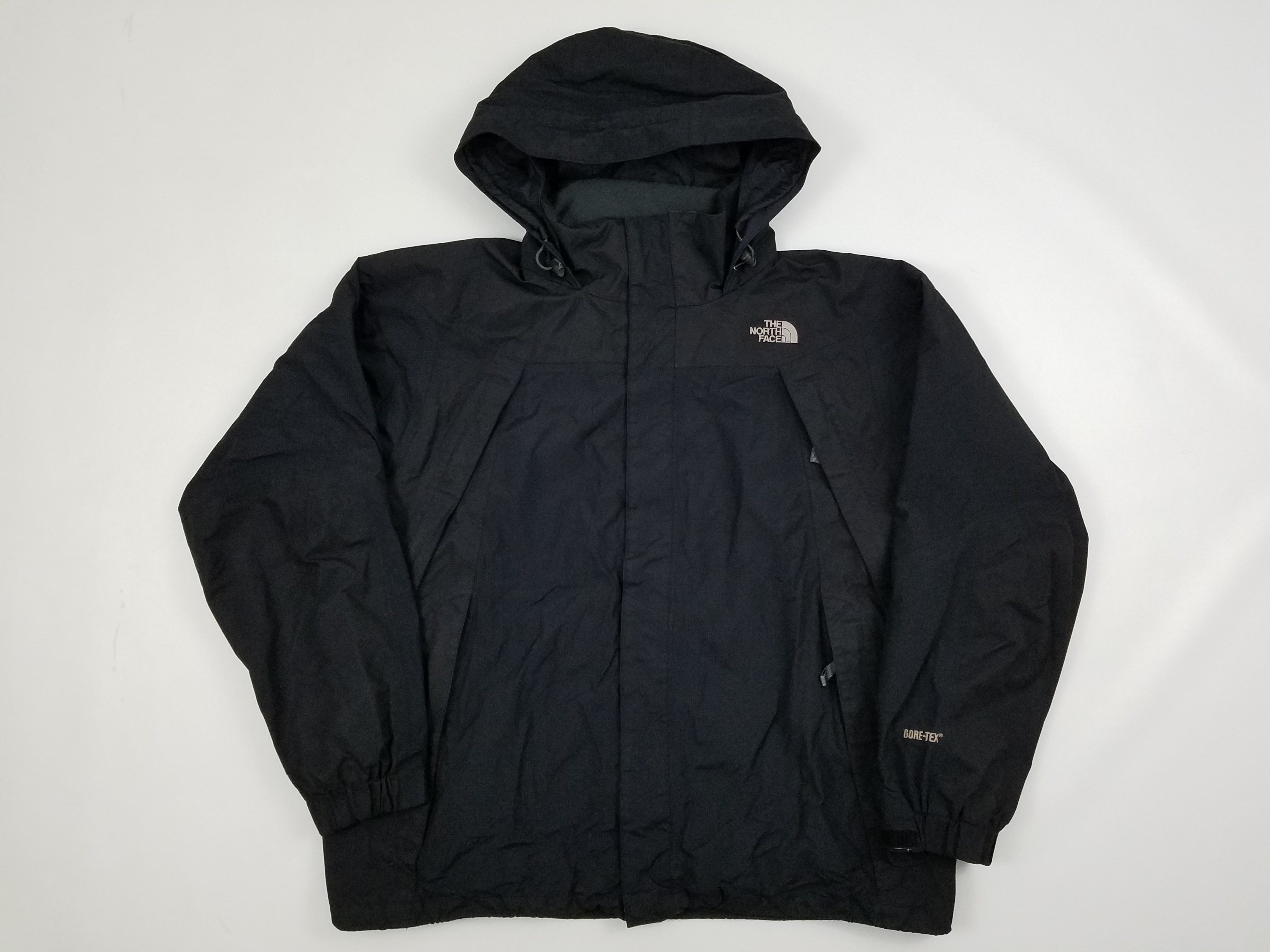 North Face Gore Tex Jacket Men S Xl Black Coat Vintage 90s Ripstop Par Ninety One Vintage