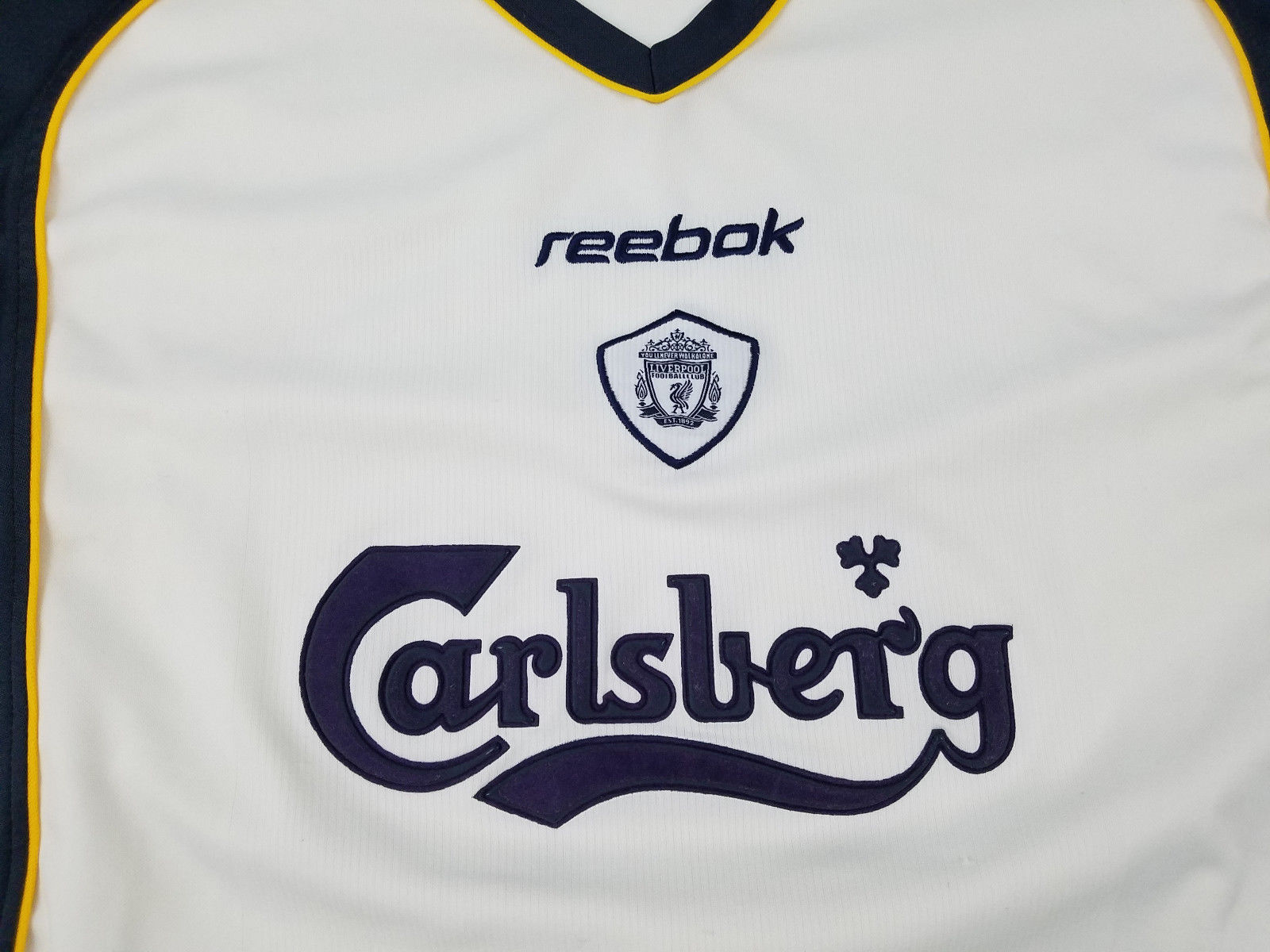 liverpool white reebok kit