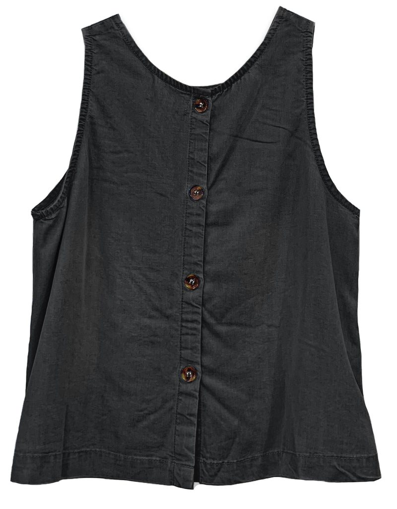 Button Back Linen Tank | Sienna – 4our Dreamers