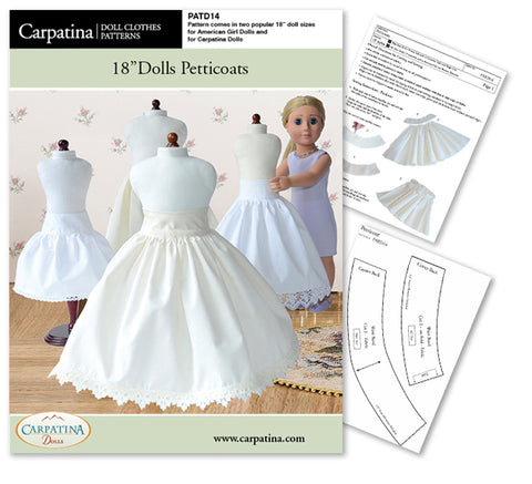 Tea Dress - Multi-Sized Pattern PDF or Print – CARPATINA DOLLS