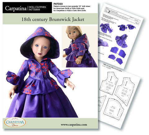 Regency Dress and Spencer - Multi-Sized Pattern PDF or Print – CARPATINA  DOLLS