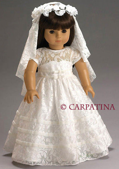 american girl doll wedding dress
