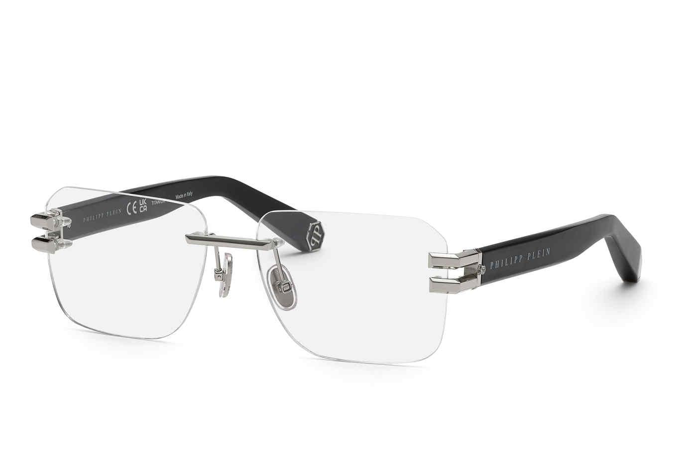 メガネ PHILIPP PLEIN Philipp P - VPP037S - 0700 Philipp Plein VPP055W Logo College 0700 Glossy Black