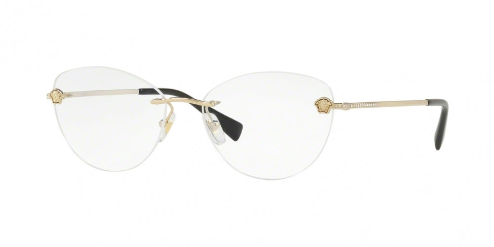 versace frameless glasses