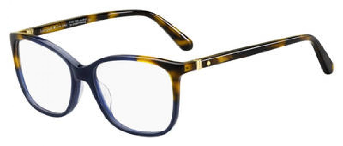 Photos - Glasses & Contact Lenses Kate Spade Karlyn Eyeglasses 0PJP-00 - Blue Women Square KSKarlyn0PJP00531 