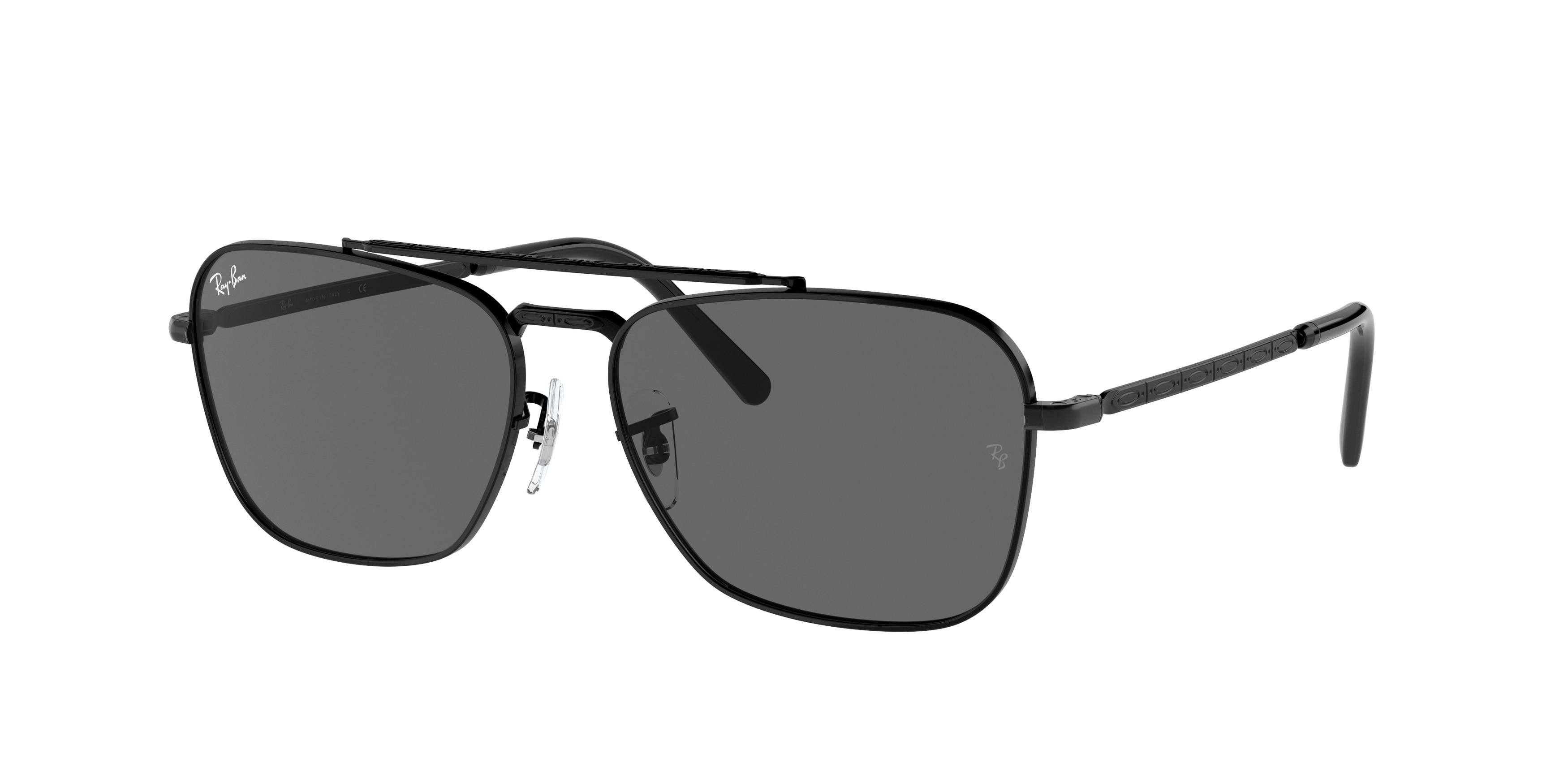 Photos - Sunglasses Ray-Ban New Caravan 3636  002/B1 - Black - Dark Grey Unisex Squa 