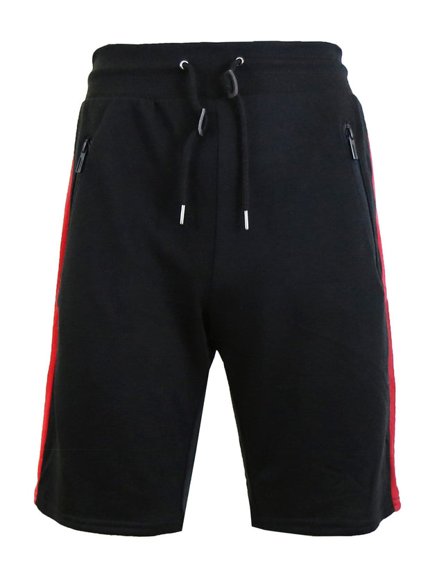 sweat shorts with zipper pockets