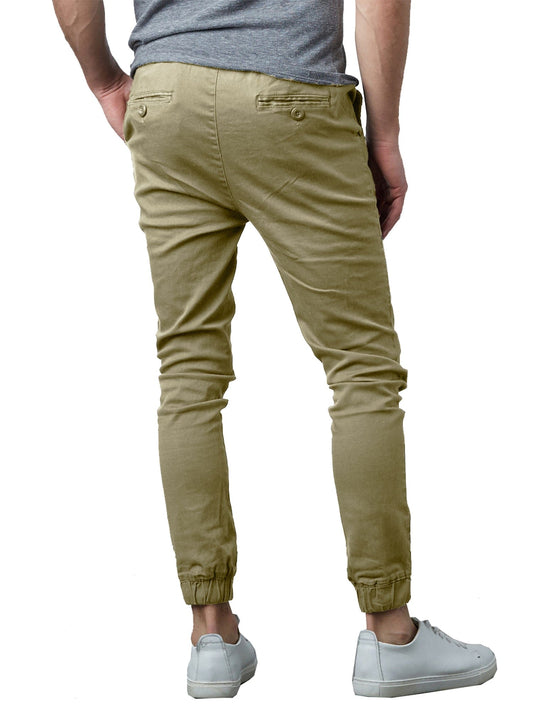 Men's Super Stretch Slim Fit Everyday Chino Pants (Sizes, 30-42) 3-PAC –  GalaxybyHarvic