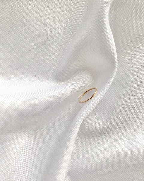 14K Gold Cartilage Hoop Earring