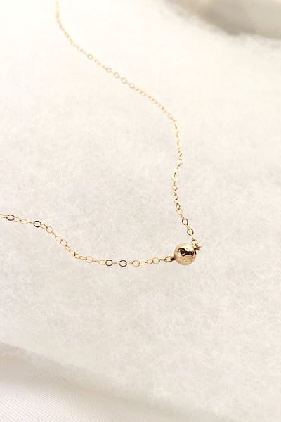 Simplistic Necklace You'll Want To Wear | Simple Tiny Ball Necklace | IB Jewelry