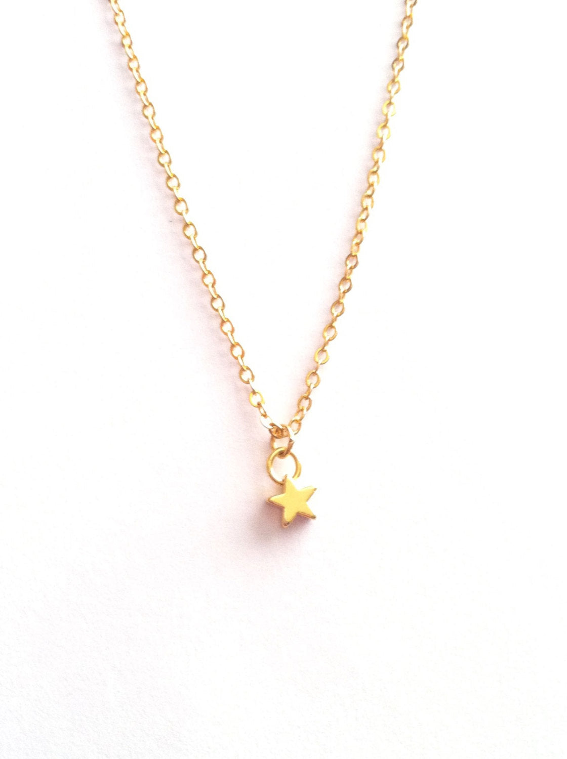 Minimalist Tiny Star Necklace | IB Jewelry