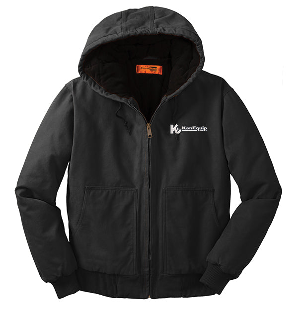 CornerStone® Washed Duck Cloth Insulated Hooded Work Jacket – shopkanequip