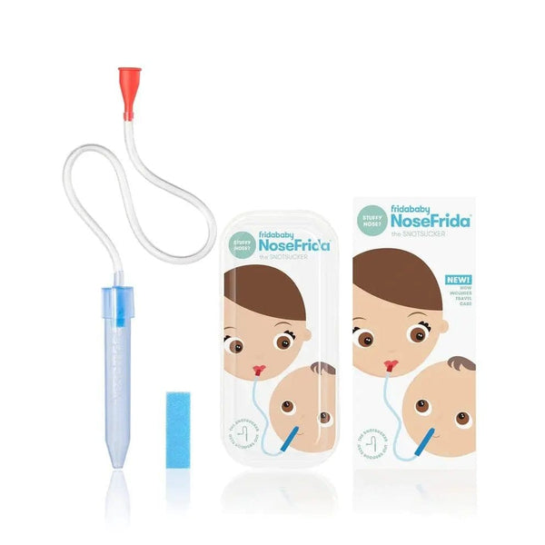 Nosefrida The Snot Sucker Saline Kit ( Nose Frida Nasal Aspirator + Saline  Spray )