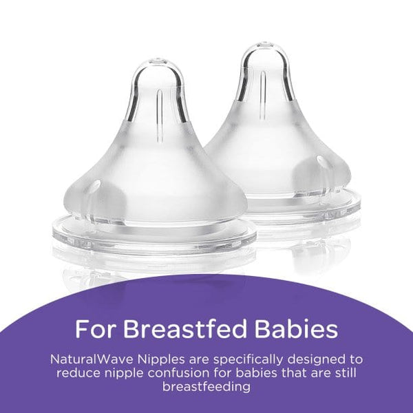  Lansinoh Momma Breastmilk Feeding Bottle with NaturalWave Slow  Flow Nipple, 5 Ounces (Pack of 2) : Baby