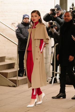 zendaya trench coat fall 2018