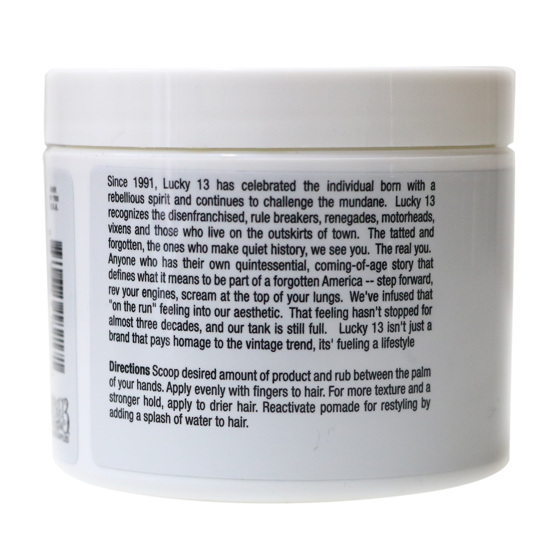 Lucky-13 MATTE Pomade (STRONG HOLD/MATTE FINISH) - Individual Unit ...