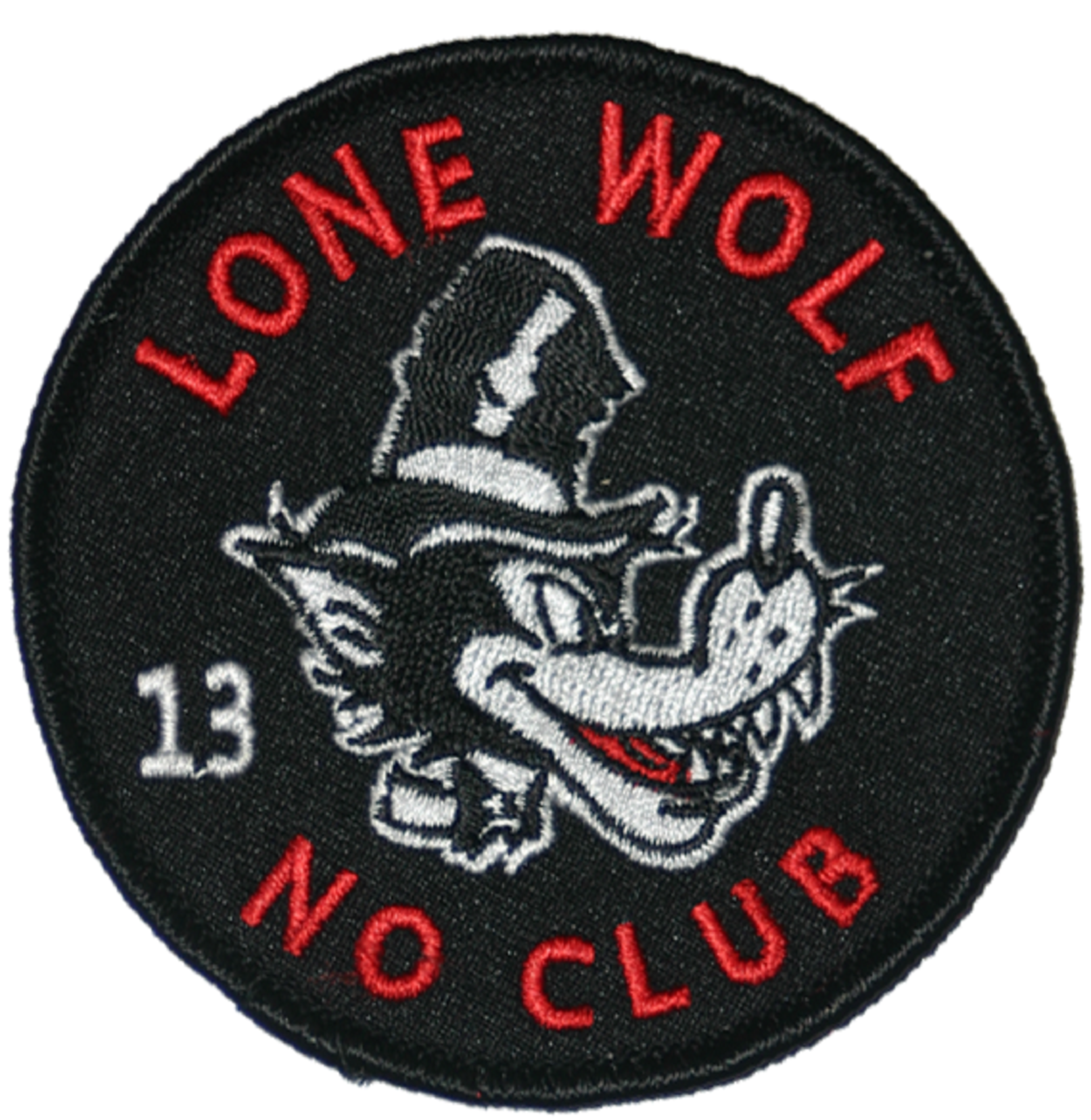 Download The Lone Wolf Embroidered Patch Pack Of 6 Pcs Assorted Lucky13apparel