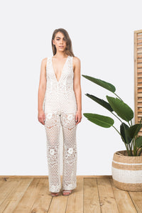 alice mccall romantics jumpsuit white