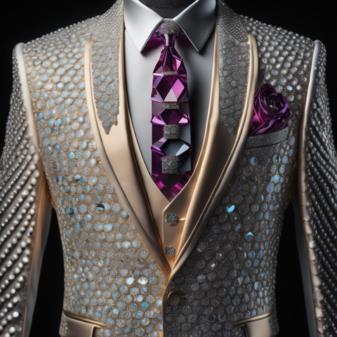 Rhinestone suits for men, Angelino