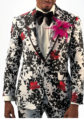 flower suit for men, Angelino