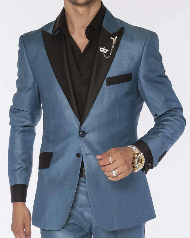 light blue suit mens