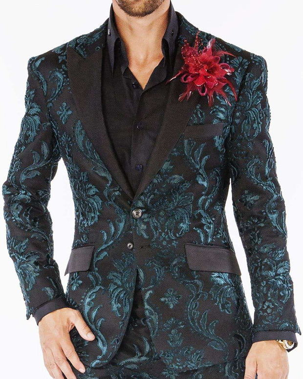 Mens suits, Tango Green - Tuxedo - ANGELINO