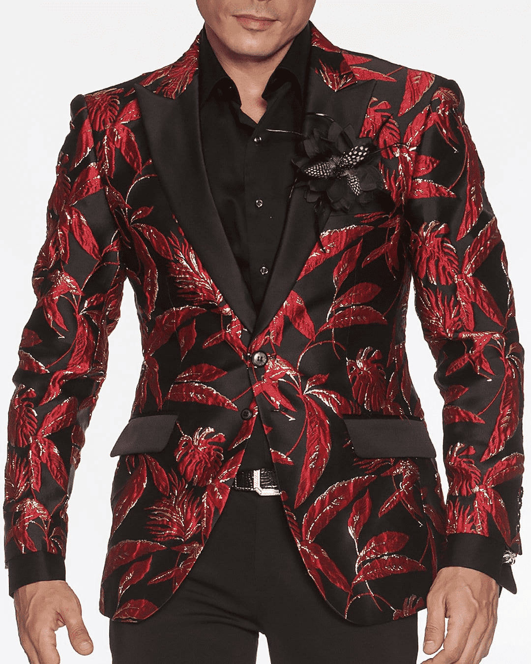 red blazer outfits for mens