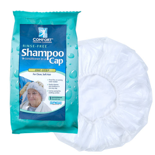 rinse free shampoo cap