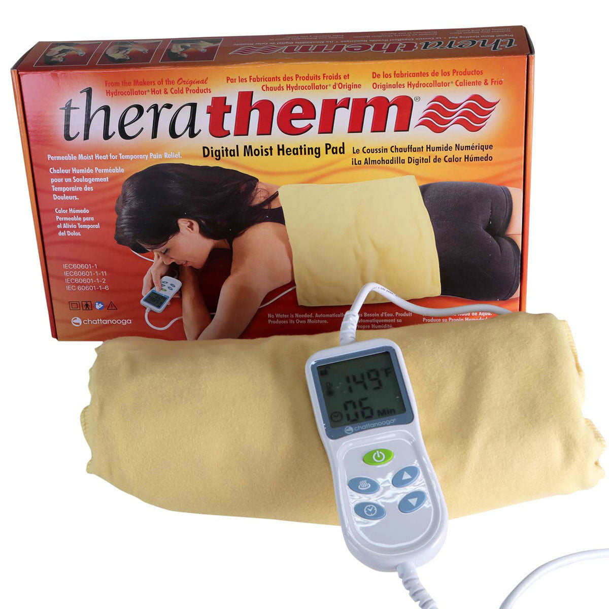 Theratherm Digital Moist Heating Pad Healthcare Solutions