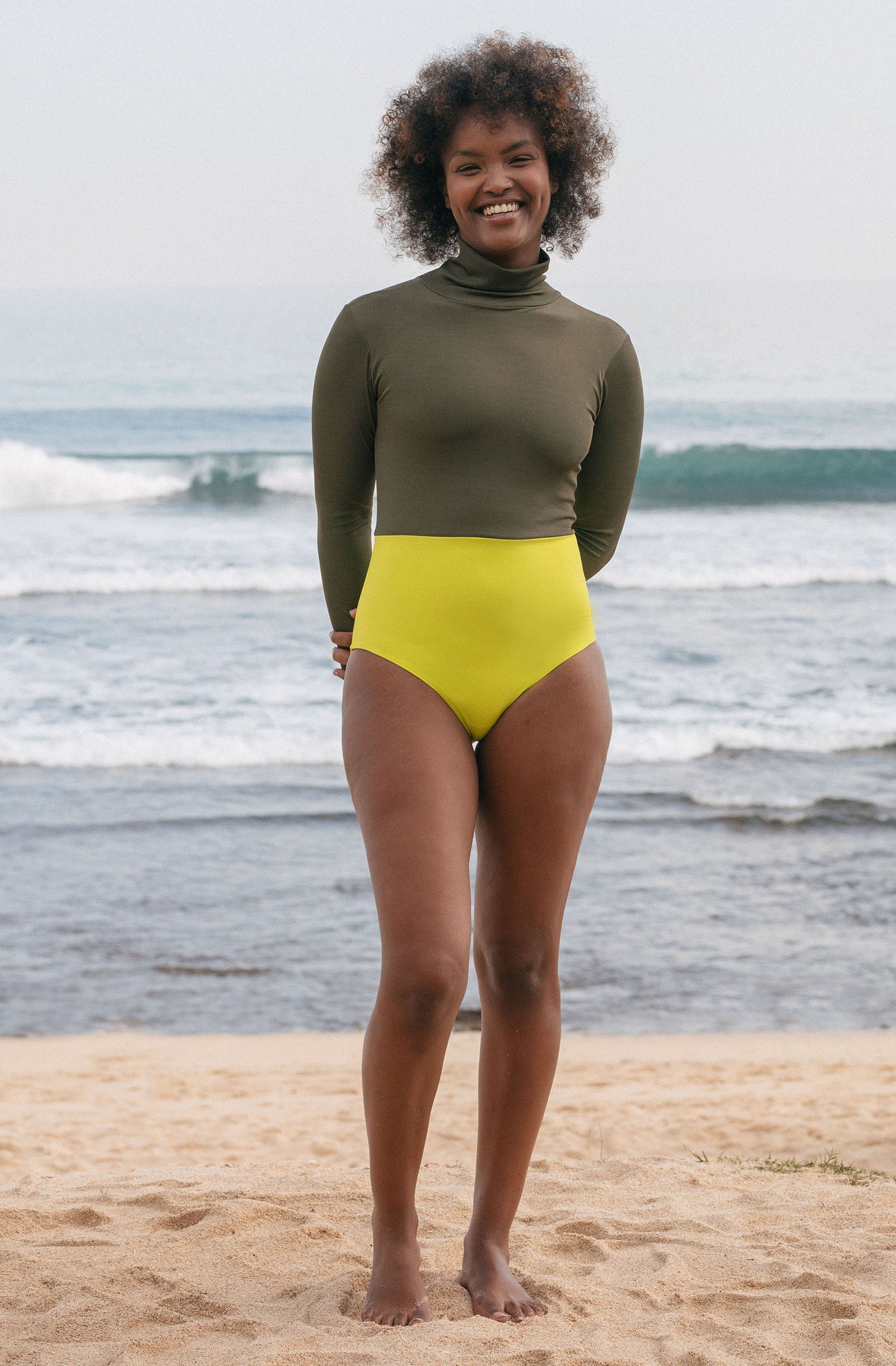 Long Sleeve Surf Suit Baja Sargents Blue, Women's Swimwear
