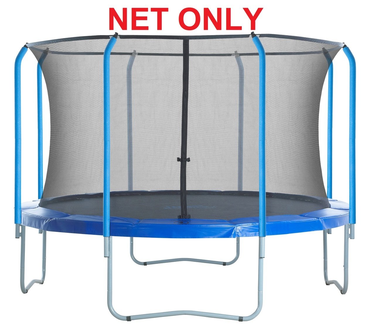 17' Replacement Safety Net For 8 Curved Pole With Ring – Trampolines