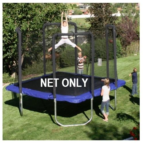 niveau goochelaar Wasserette Trampoline Safety Net Fits For 13' X 13' Square Frames Using 4 Arches with  Straps on top (poles not included) – Just Trampolines