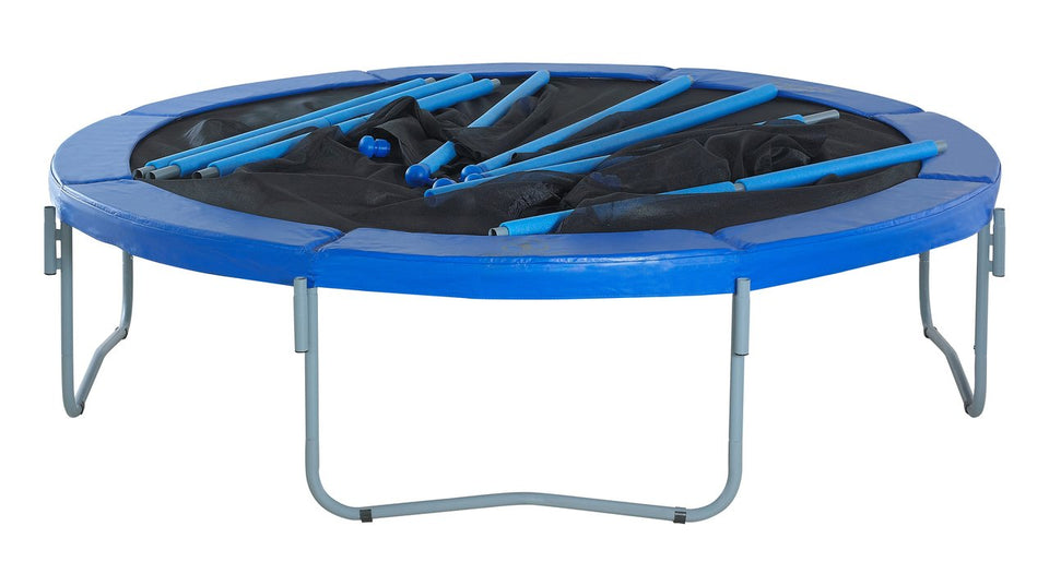 trampoline bounce upper enclosure assemble easy ft feature disassemble ring equipped trampolines poles accessories apart