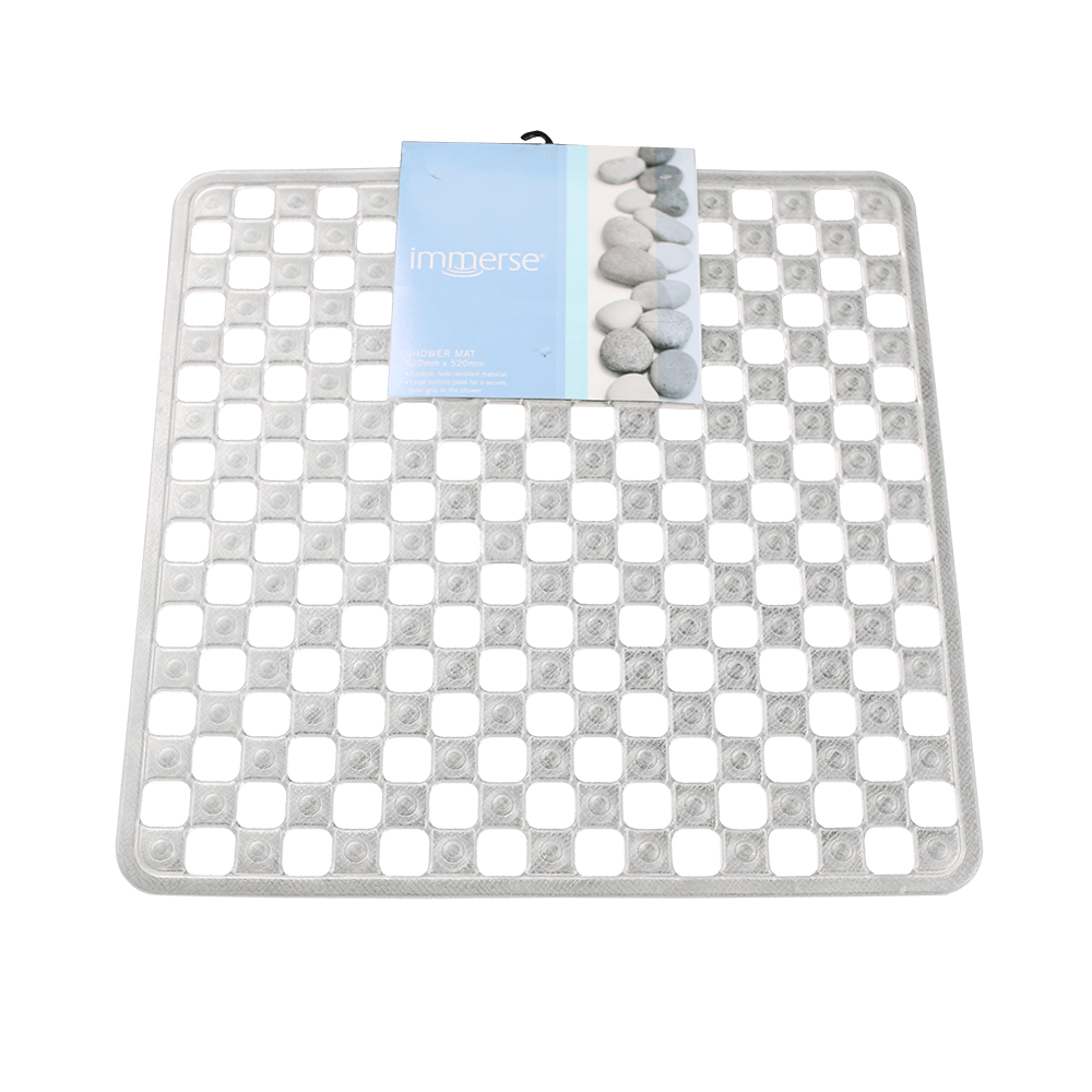 Clear Non Slip Bath Mat Falls Prevention Endeavour Life Care