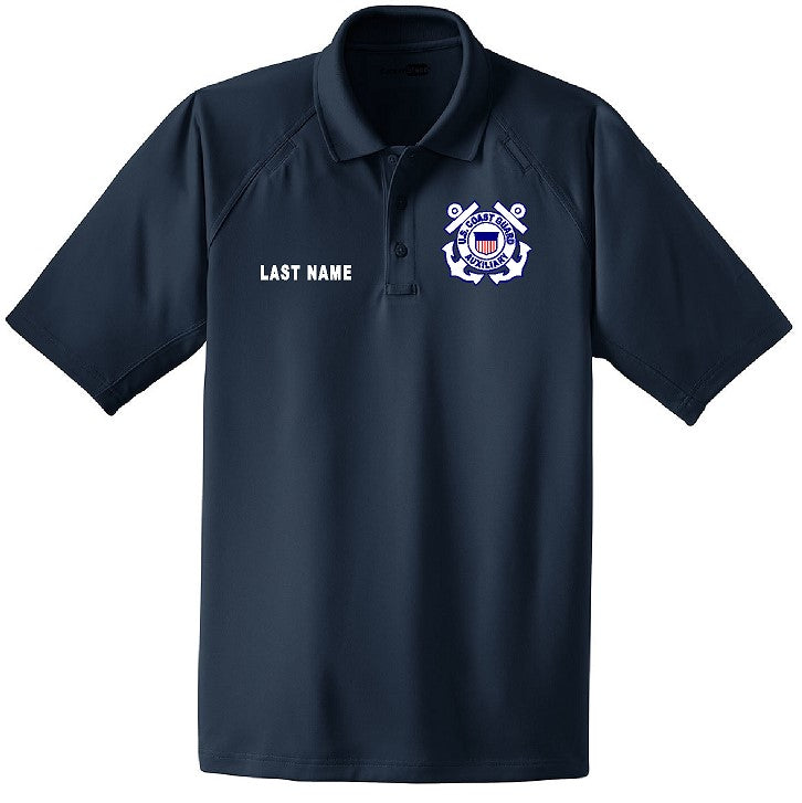 Short Sleeve USCG Auxiliary Alternate Work Uniform Polo Sign