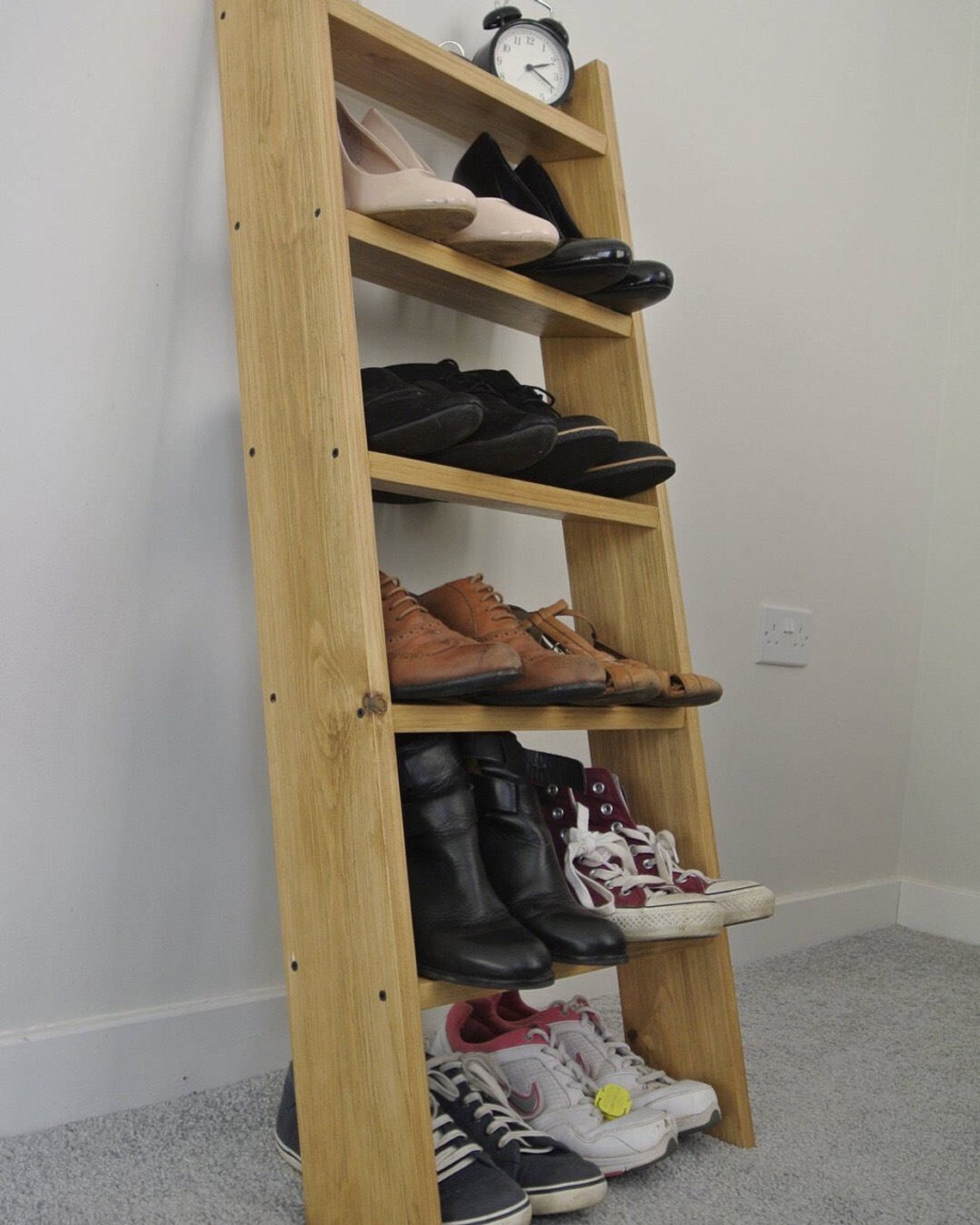 tall shoe shelf