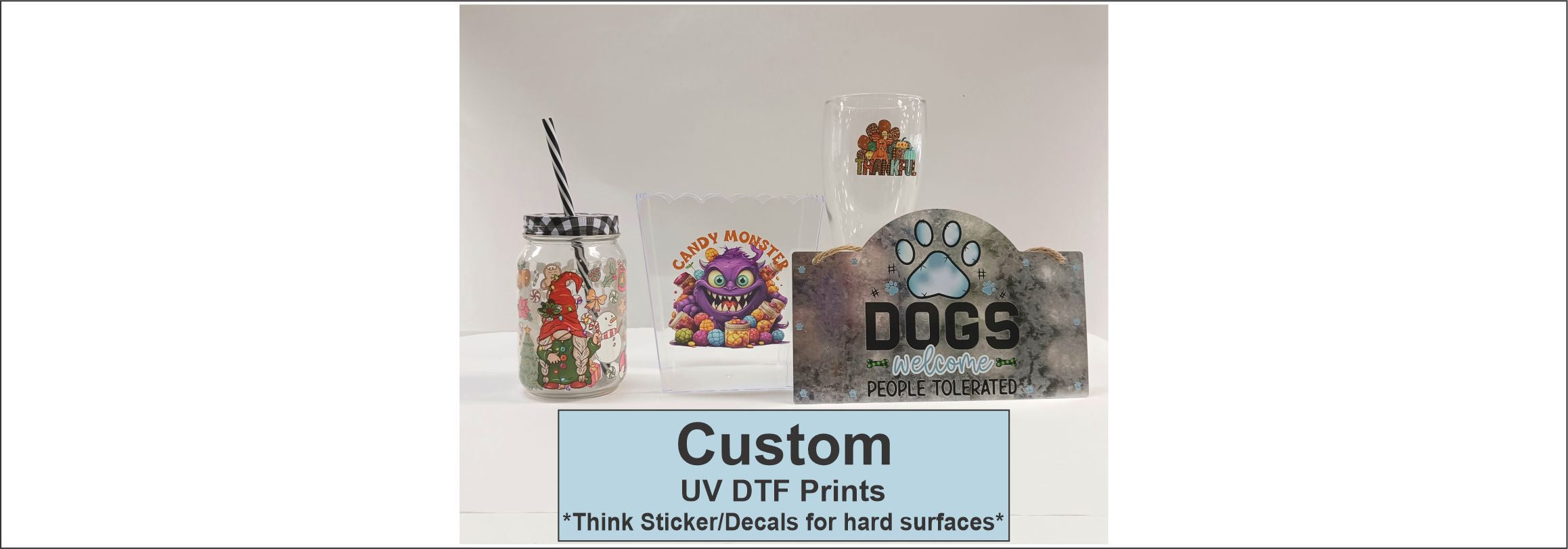 UV DTF Decal Clear Cast Decals - Busy Doing Small Business Stuff - Support  Small Business - Craft Stuff