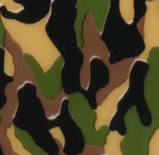 Black Army Camo Permanent Vinyl Oracal 651, Camo Pattern HTV