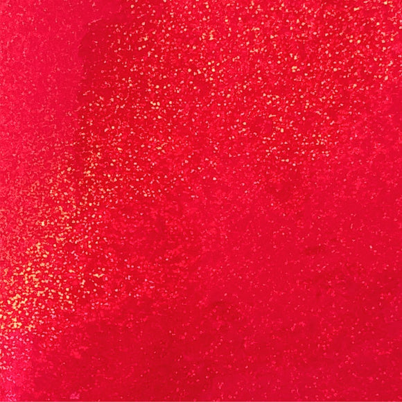 Holo Glitter Cherry Red– CraftCutterSupply.com