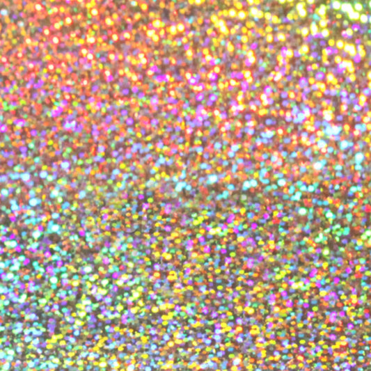 Siser Holographic Heat Transfer Vinyl (HTV) - 15 x 150 ft - 16 Colors Available, Crystal