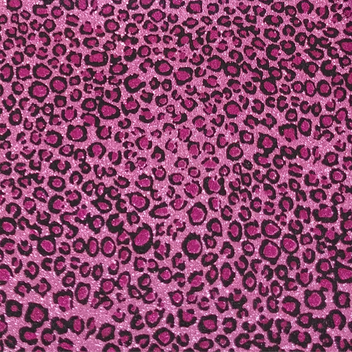 Glitter Leopard Purple Fabric Synthetic Faux PU Leather 11.75in x 12in ...
