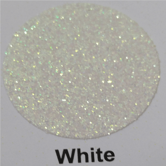 White Glitter HTV