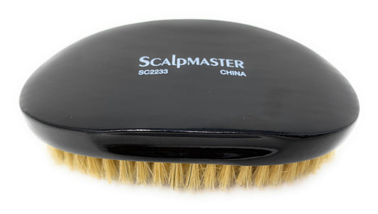 Scalpmaster Club Hair Brush, Wave Hair Brush, Curved Oval Palm Brush B –  Allegro Beauty Store