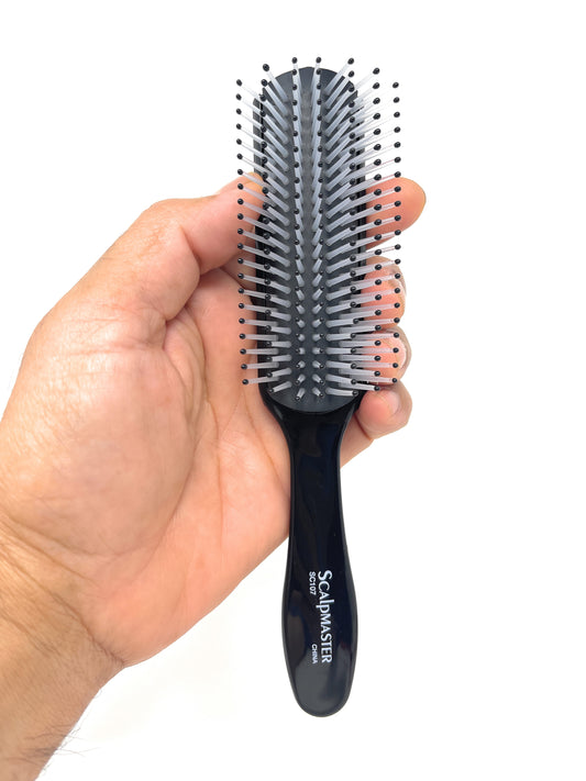 Scalpmaster Club Hair Brush, Wave Hair Brush, Curved Oval Palm Brush B –  Allegro Beauty Store