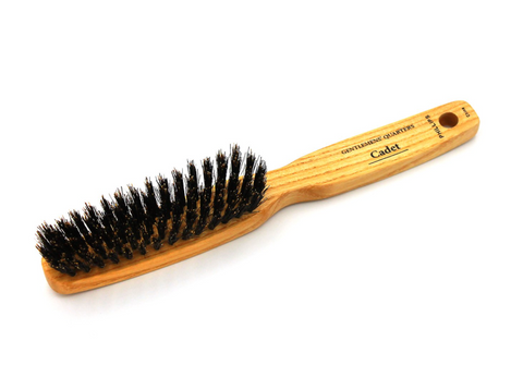 Phillips Brush Gentlemens’ Quarters Cadet 5 Row Narrow Styler Boar Bristle Hair Brush for Men Wood