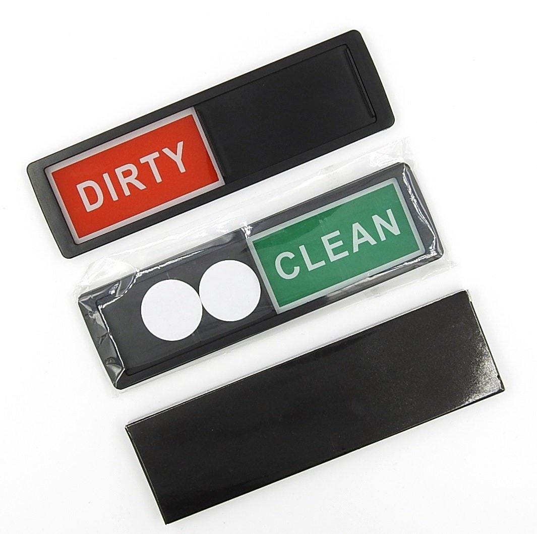 Dishwasher Magnet, Clean Dirty Sign Indicator For Dishwasher Easy To Read  Signs, Sleek Design, Heavy Duty Magnet With Optional Stickers (pastel) :  Target