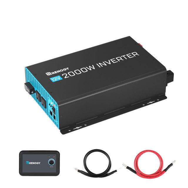 Renogy 2000W 12V Pure Sine Wave Solar Inverter with Power Saving Mode