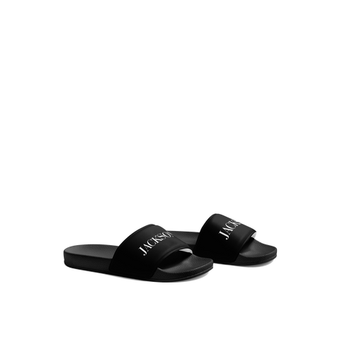 Women's Jackson Logo Print Rubber Slide Sandal