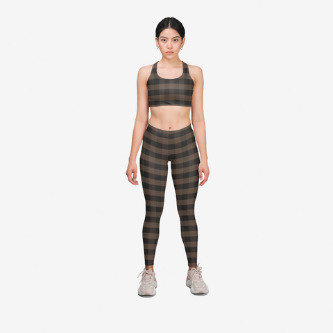 Jacquard Stretch Jersey Leggings